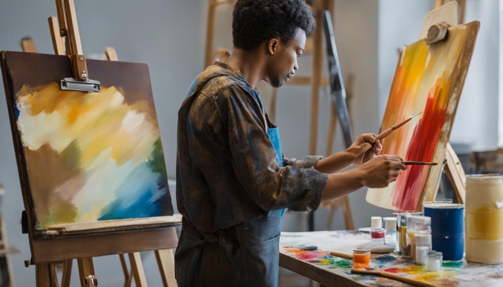 Vragen om aan een schilder te stellen Vragen om aan een schilder te stellen