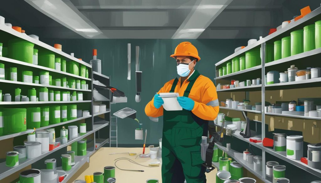 Gezondheidschecklist voor schilderen