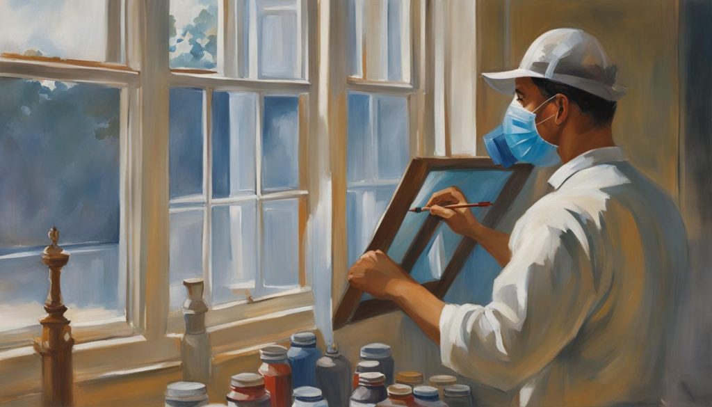 Ventilatie tijdens het schilderen